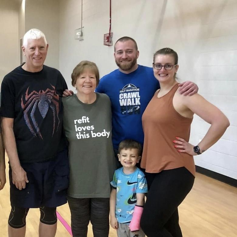 Family pickle ball day!