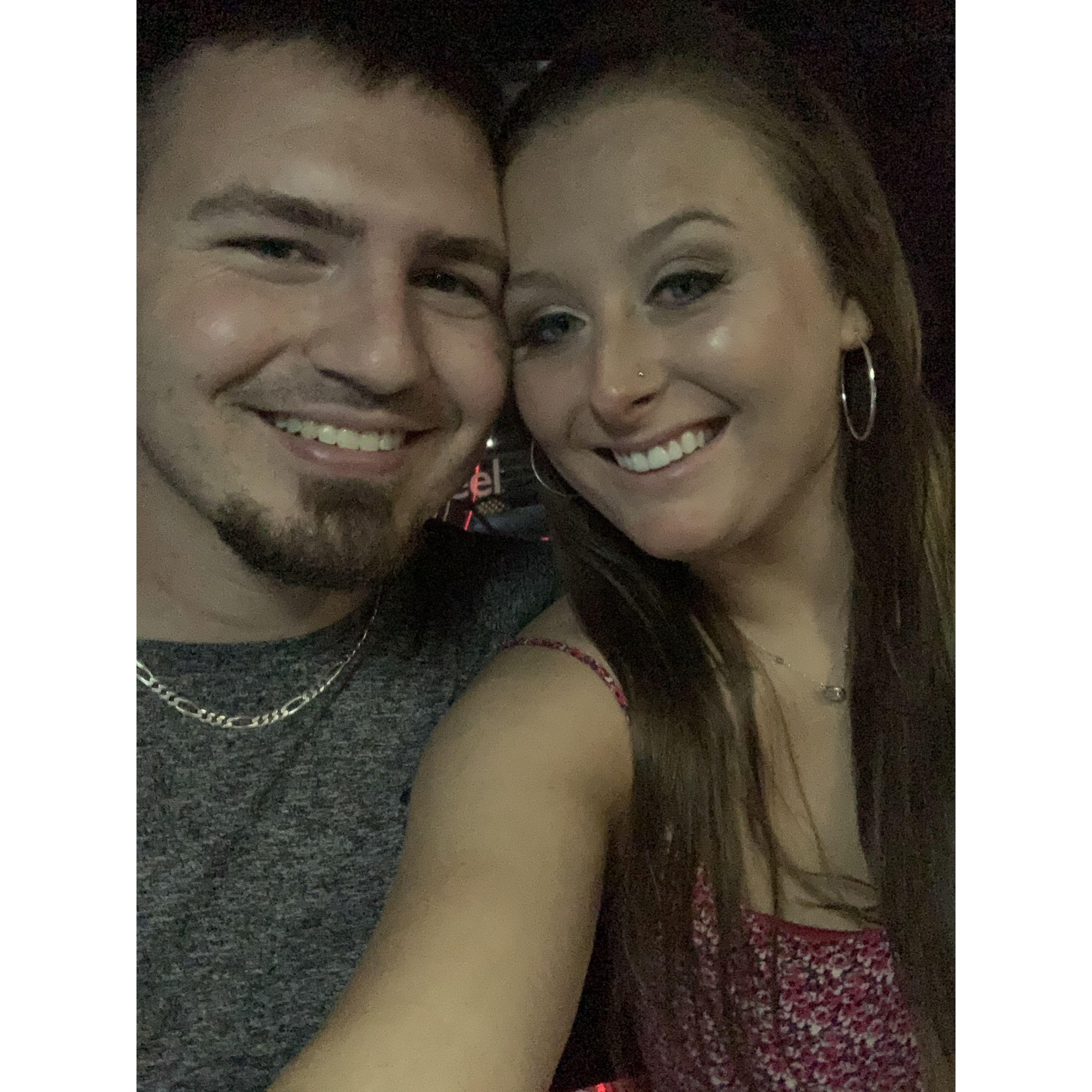 On a Ferris wheel in Myrtle Beach