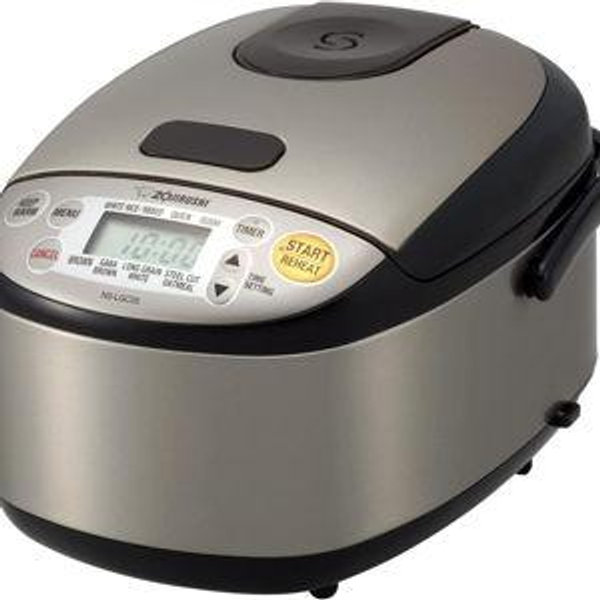 Zojirushi Micom 3-Cup Compact Size, Multiple Settings, Stainless Steel Made, Built-In Retractable Power Cord and Easy to Transport Rice Cooker and Warmer