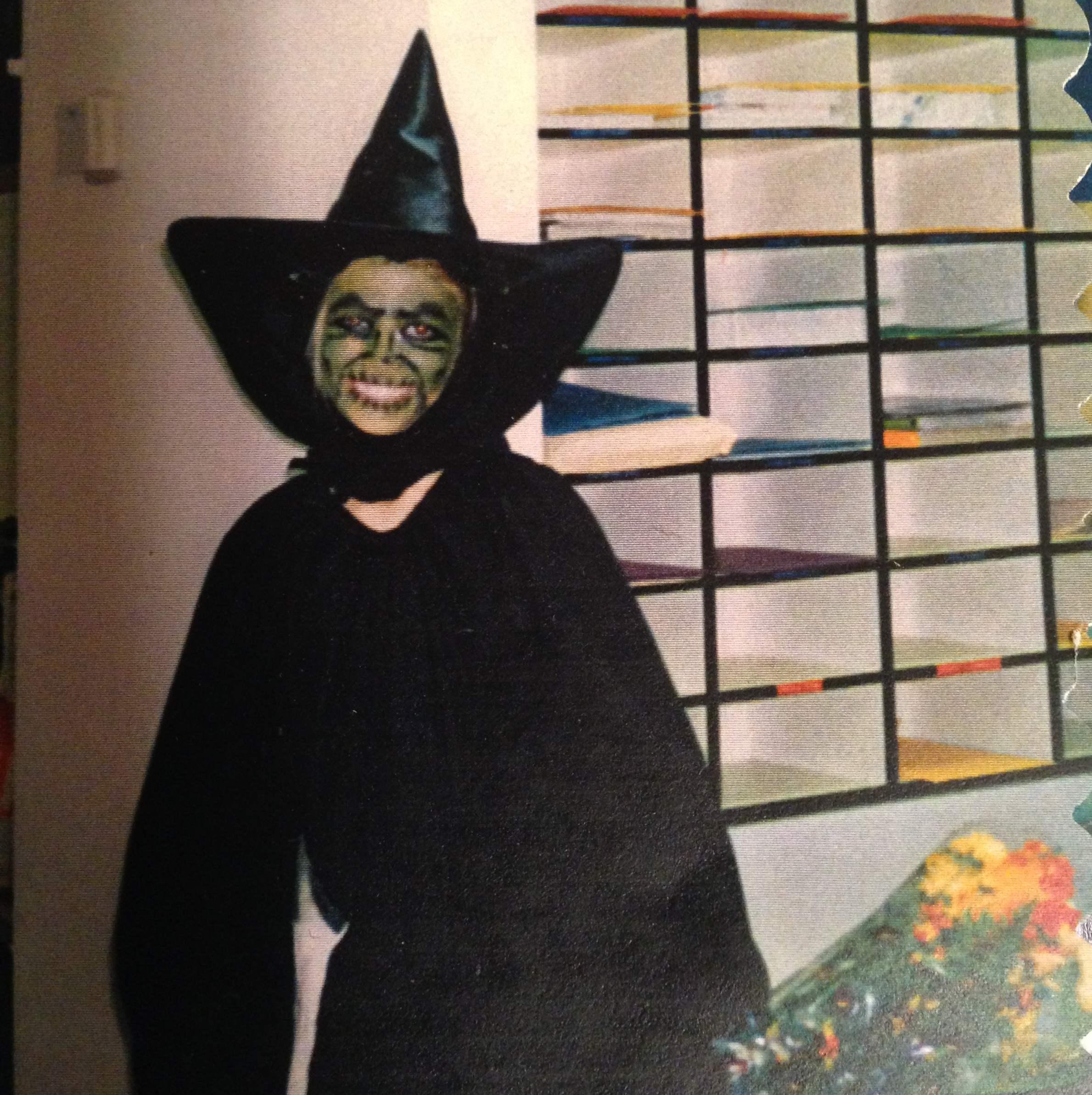 Lauren as the Wicked Witch of the West, Gerald Ford Elementary School, 1994