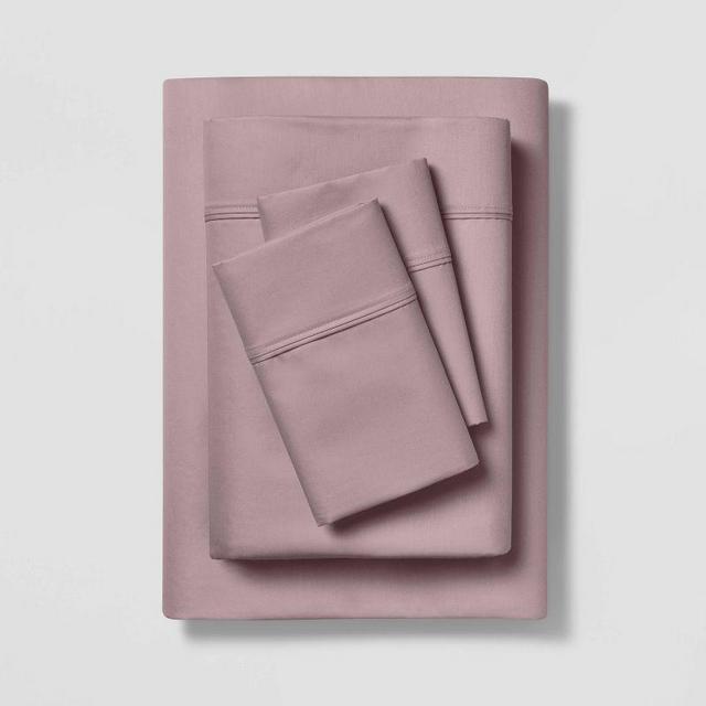 400 Thread Count Solid Performance Sheet Set - Threshold™