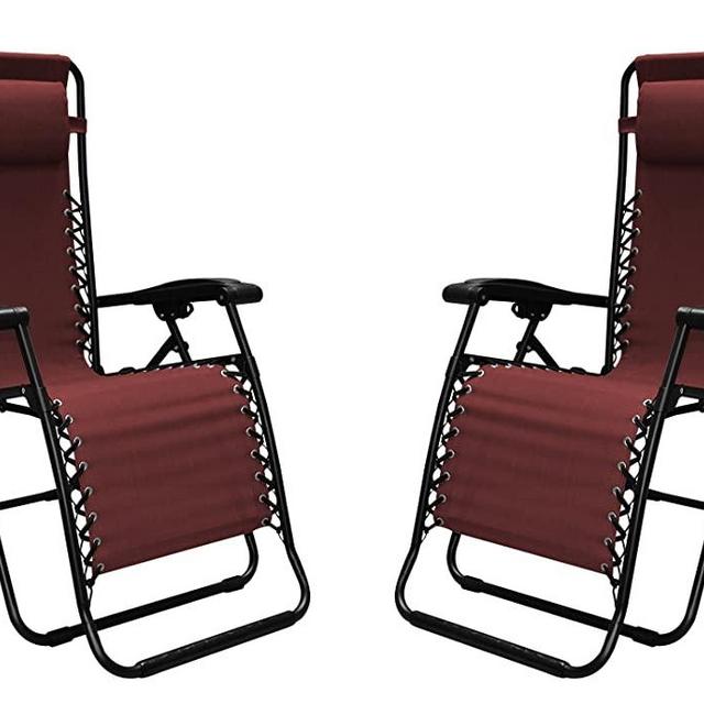 Caravan Sports 80009000172 Infinity 2 Pack, Burgundy Zero Gravity Chair