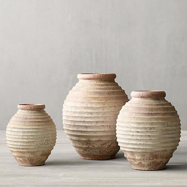 19th C. Terra-Cotta Olive Jar Collection