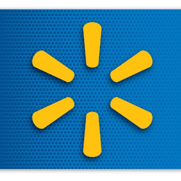 Basic Blue Yellow Spark Walmart Gift Card