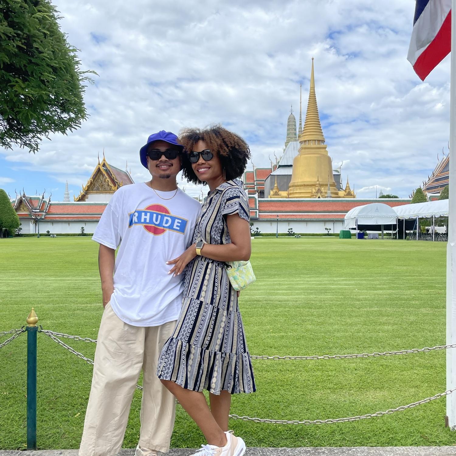 Thailand was lit!
Really lit with the high temperatures but just look at the structures behind us.