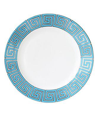 Jonathan Adler, Greek Key Dessert Plates, Set of 6