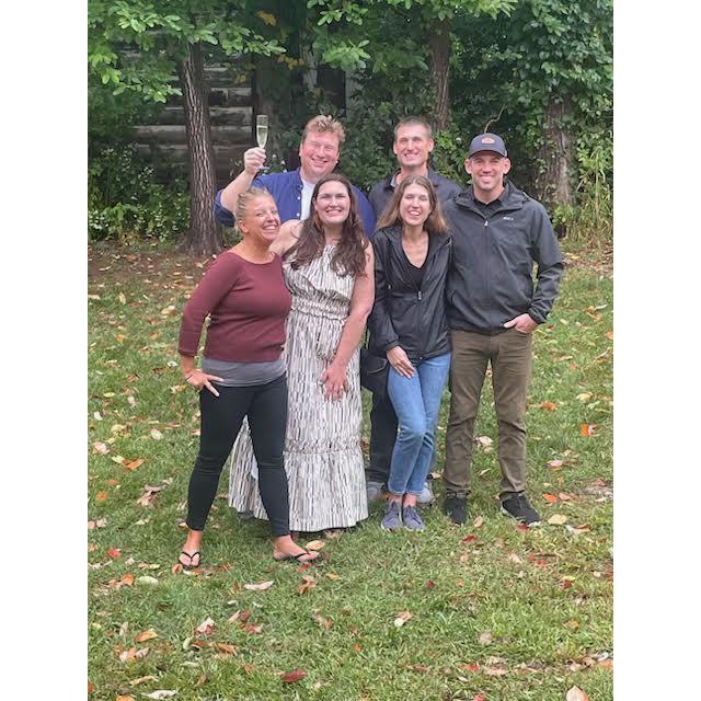 Greg's cousins Dave, Melanie, Allison, and Brennan