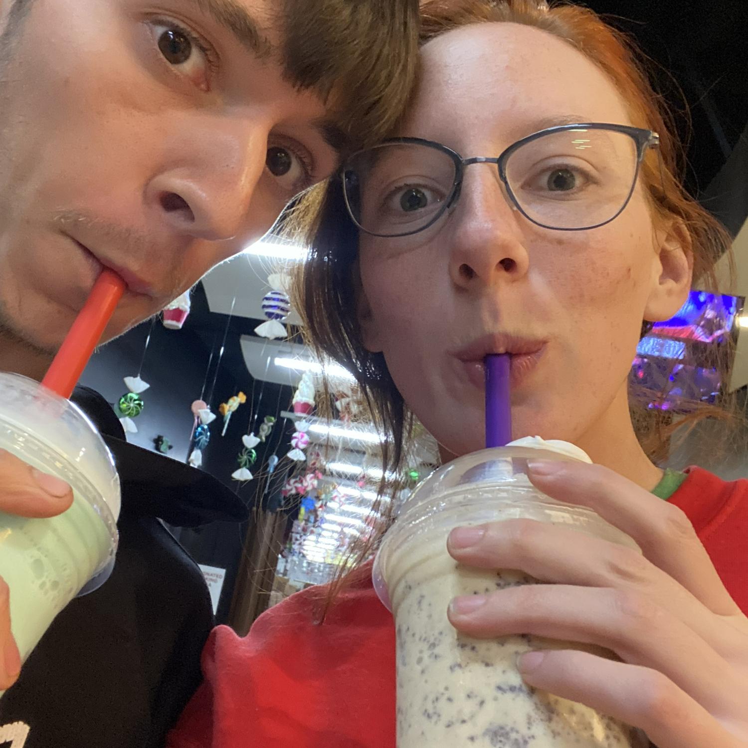 Milkshakes after a 24 hour race!