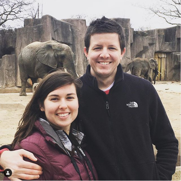 At the Milwaukee zoo by the elephants (Bill's favorite)