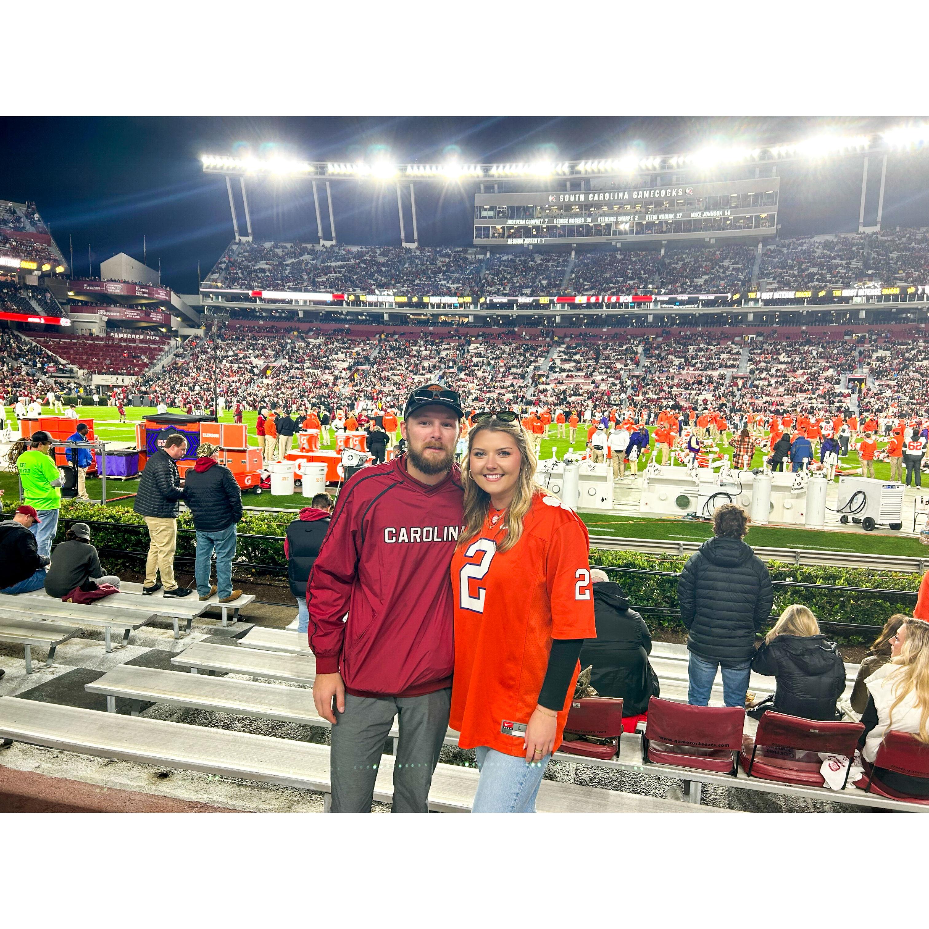 2023 Clemson vs. Carolina Game (Clemson Won)