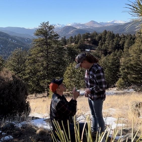 The proposal!! 💍 January 30th 2024 in Boulder, CO