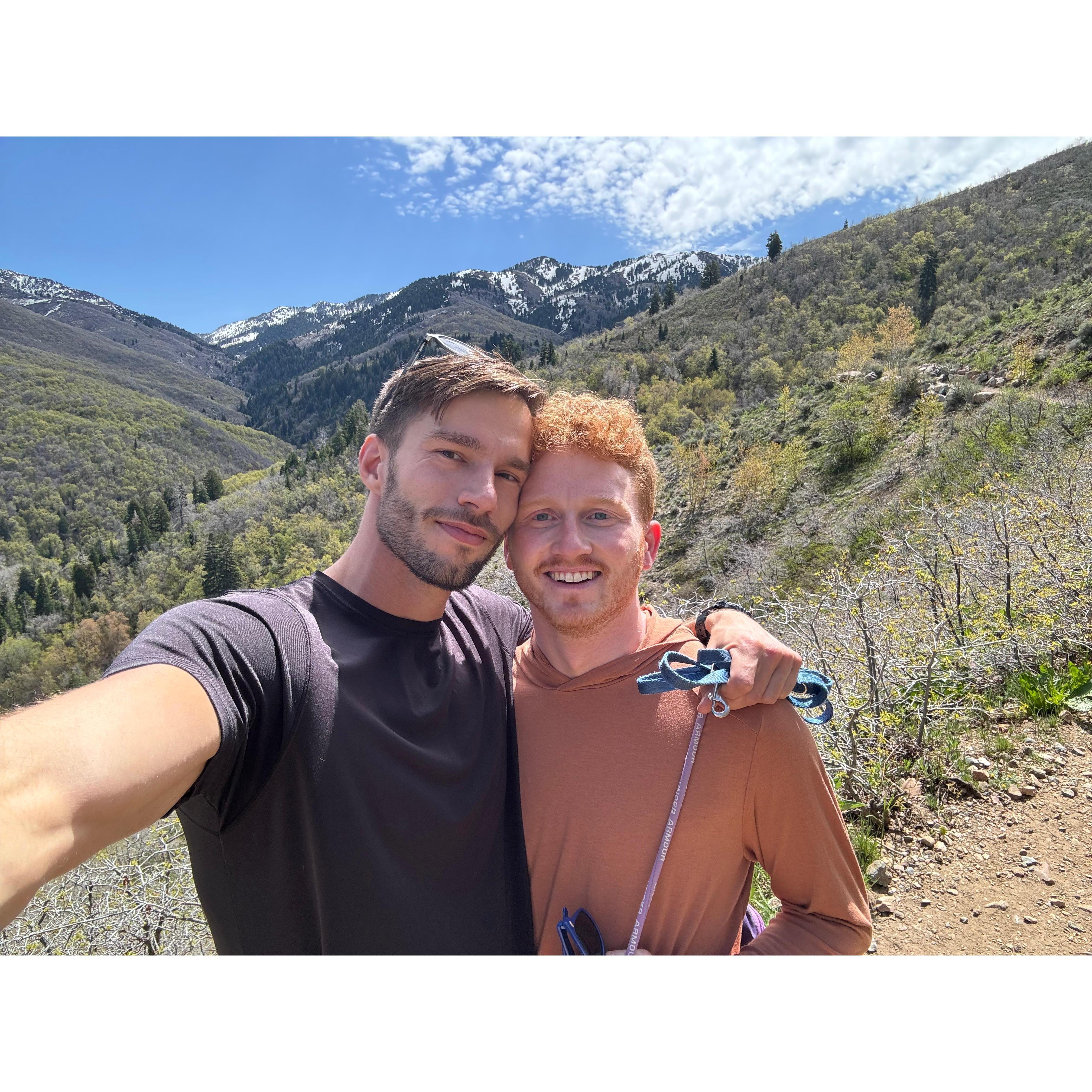First hike together (with Panqueca of course)