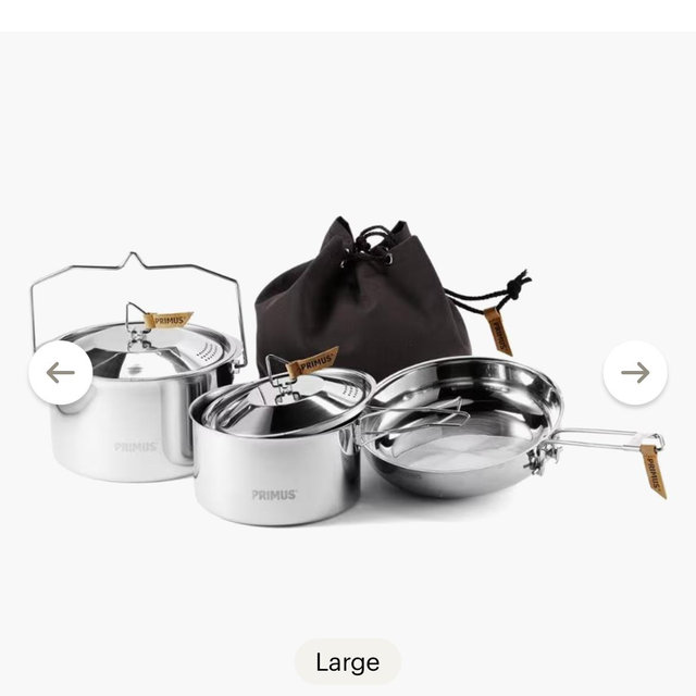 Primus Campfire Cookset - Stainless Steel, S
