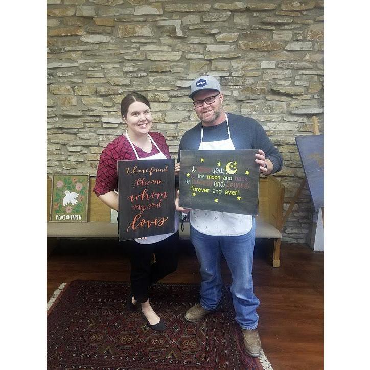 Creating decorations for our home :)