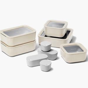17-Piece Food Storage Glass Container Set