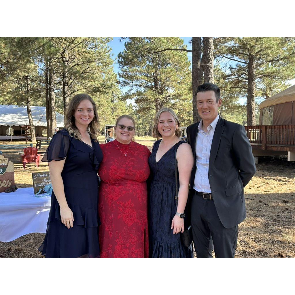 Traveled to Flagstaff for Becca's cousin Jessie's wedding