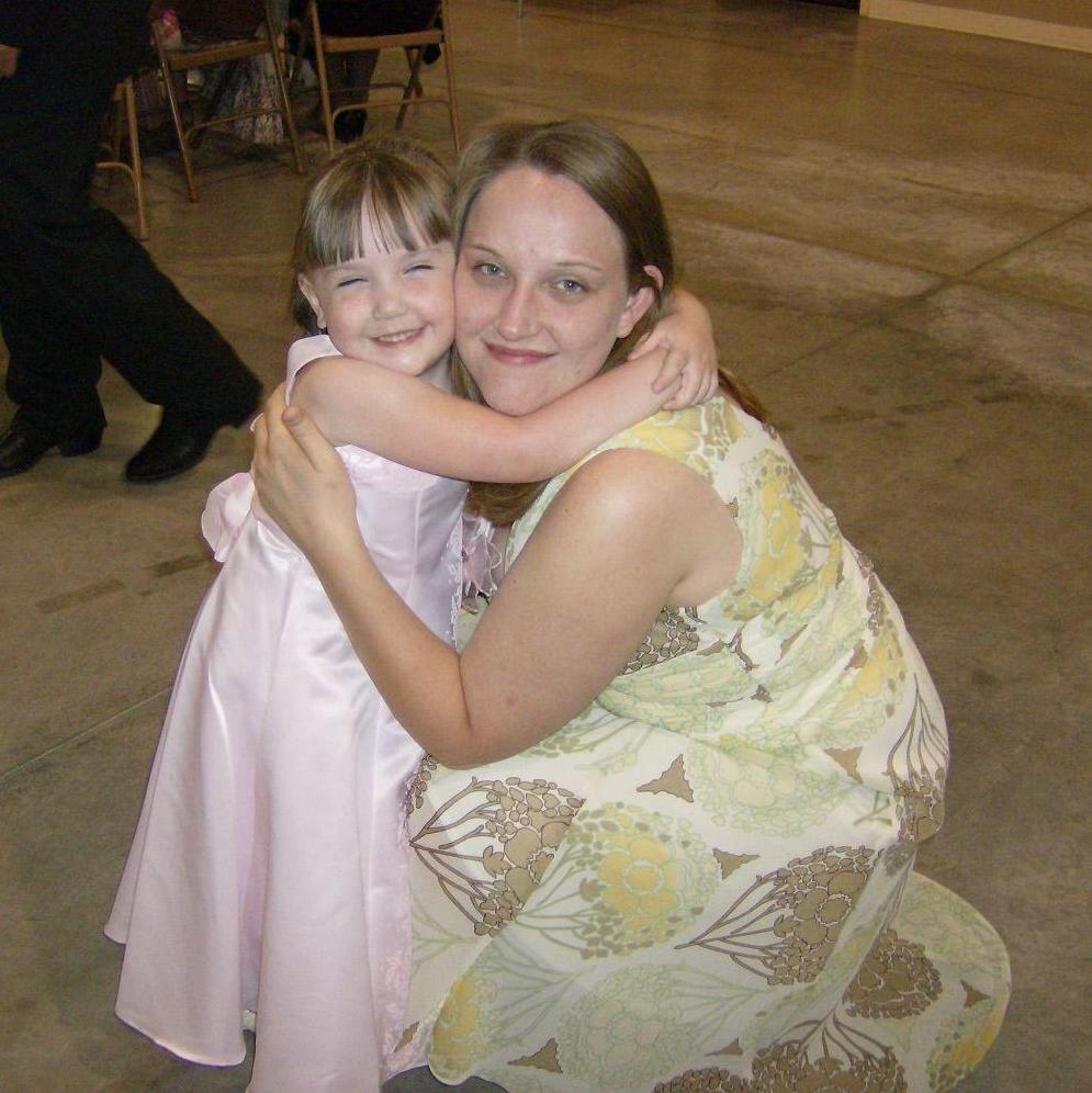 Little Lena and Mom at Amber and Derek's wedding