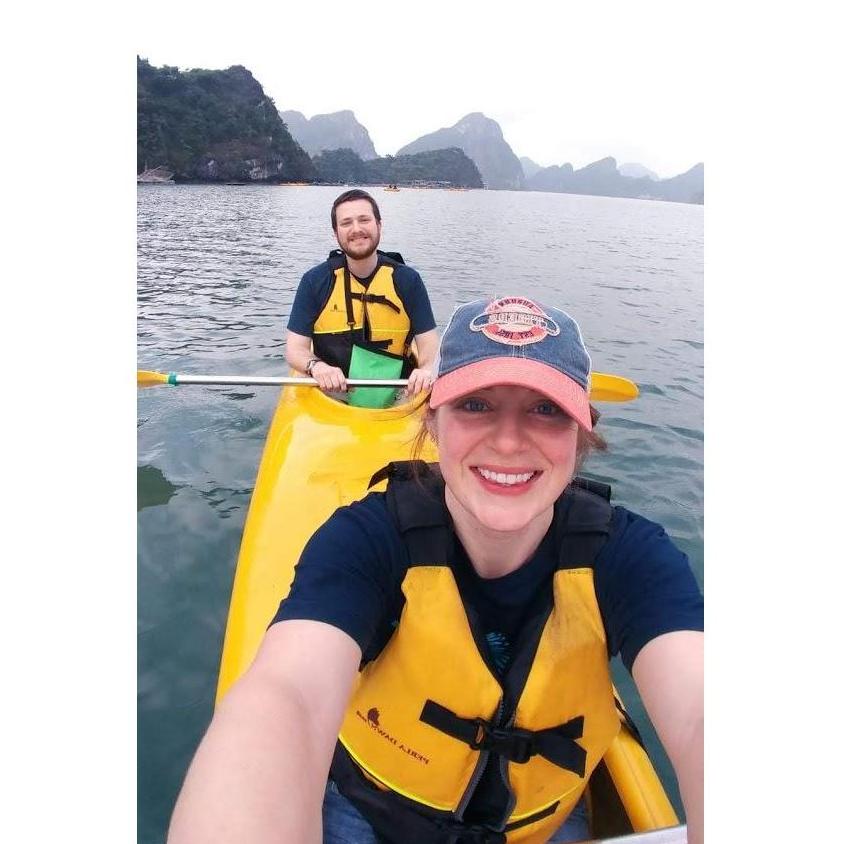 Kayaking in Lan Ha Bay, Vietnam