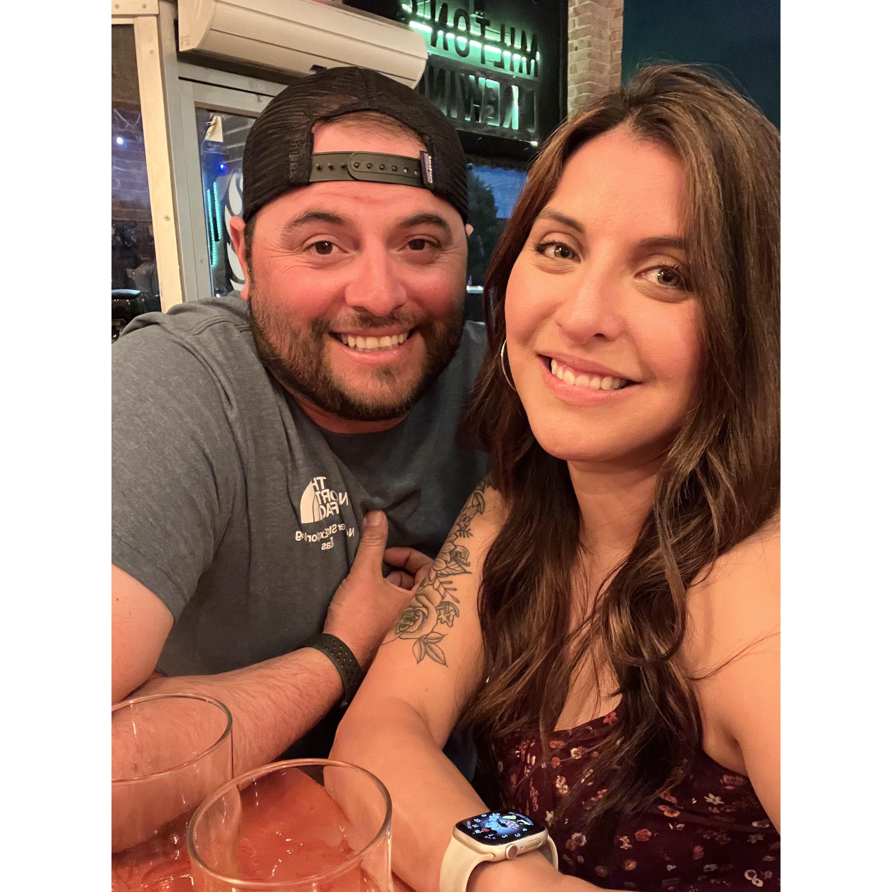 We try to sneak in a date night every now and then