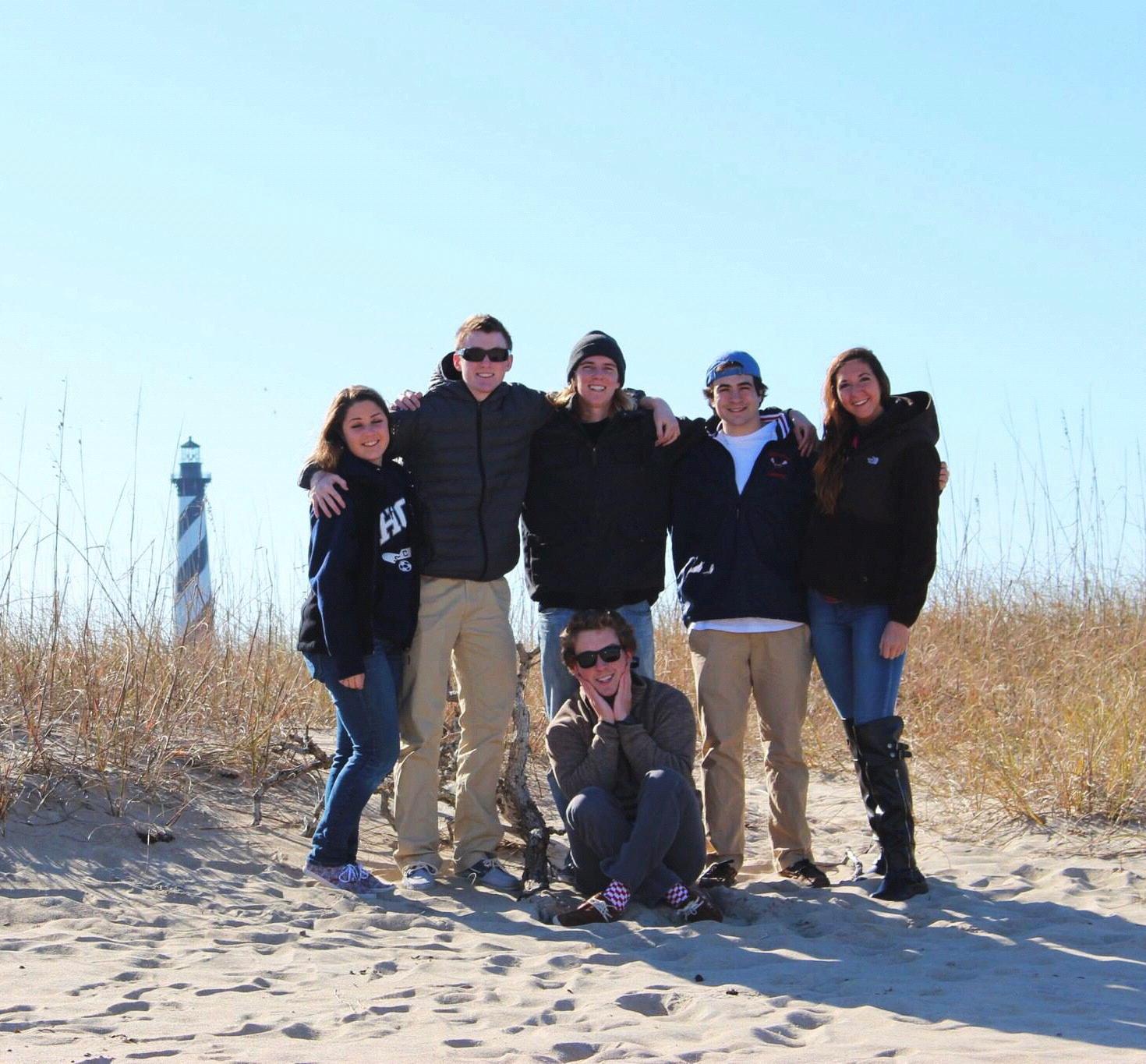 The trip to OBX where it all began! (Technically the first picture together!)