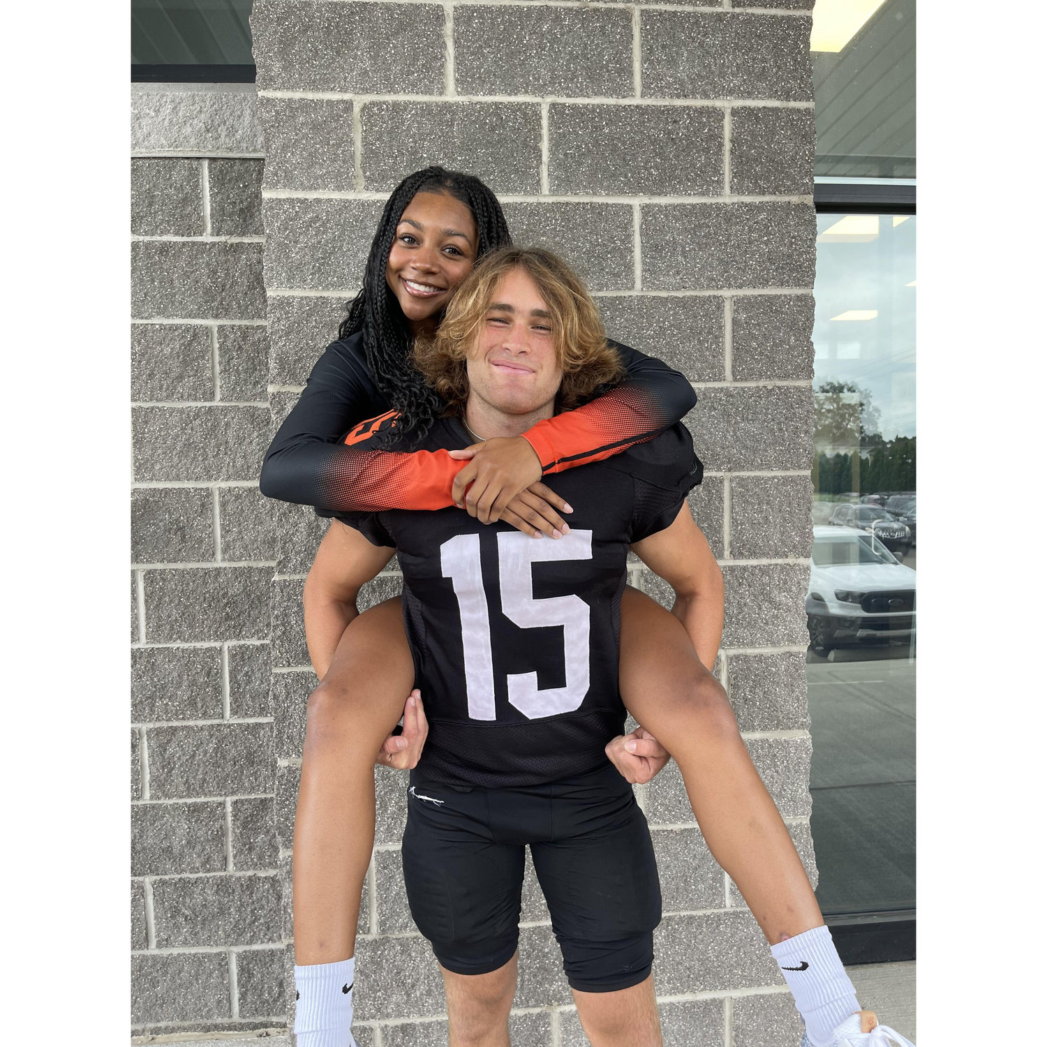 Our senior year banner photos!