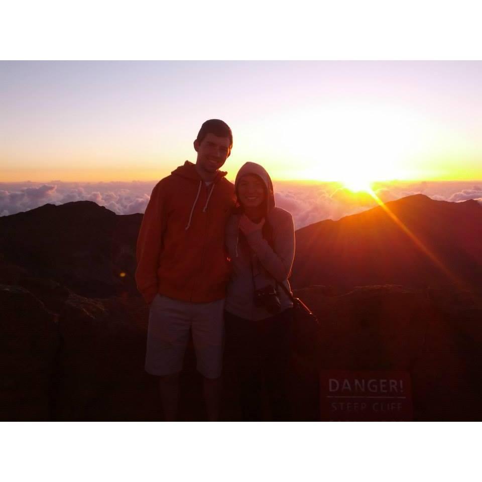 Sunrise at the top of Haleakala
June 2014