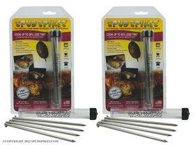 Spud Spikes, The Original Food-Grade Stainless Steel 6-inch Baking Potato Nails (8 Nails)