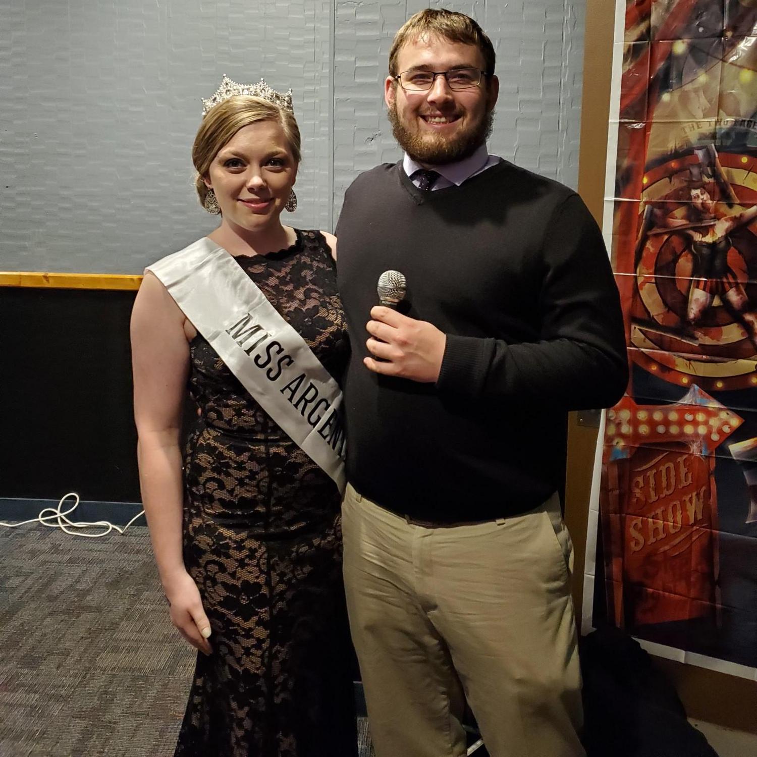 Taylor and Nathan's as Miss Argentina and the MC for the Haley Haen 4th Annual Memorial Hollzerween Party. October 26 2019