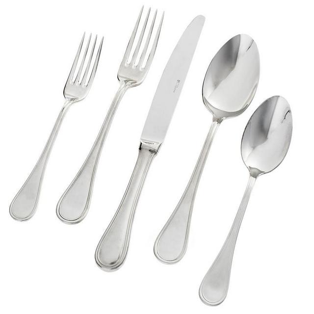 Katherine Stainless Steel Flatware, 5-Piece, Mirror Finish