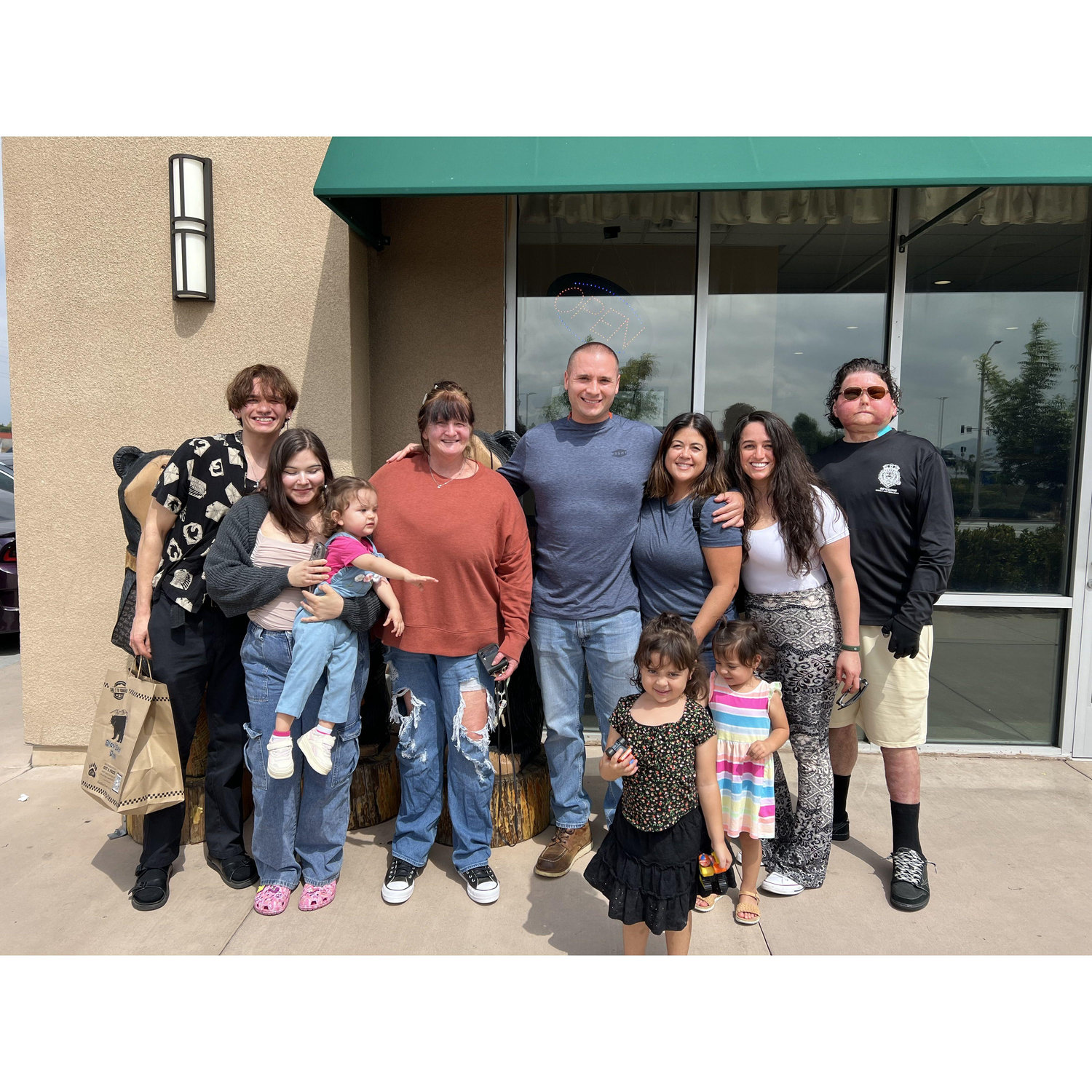 Visiting Jessica's mom and family in California