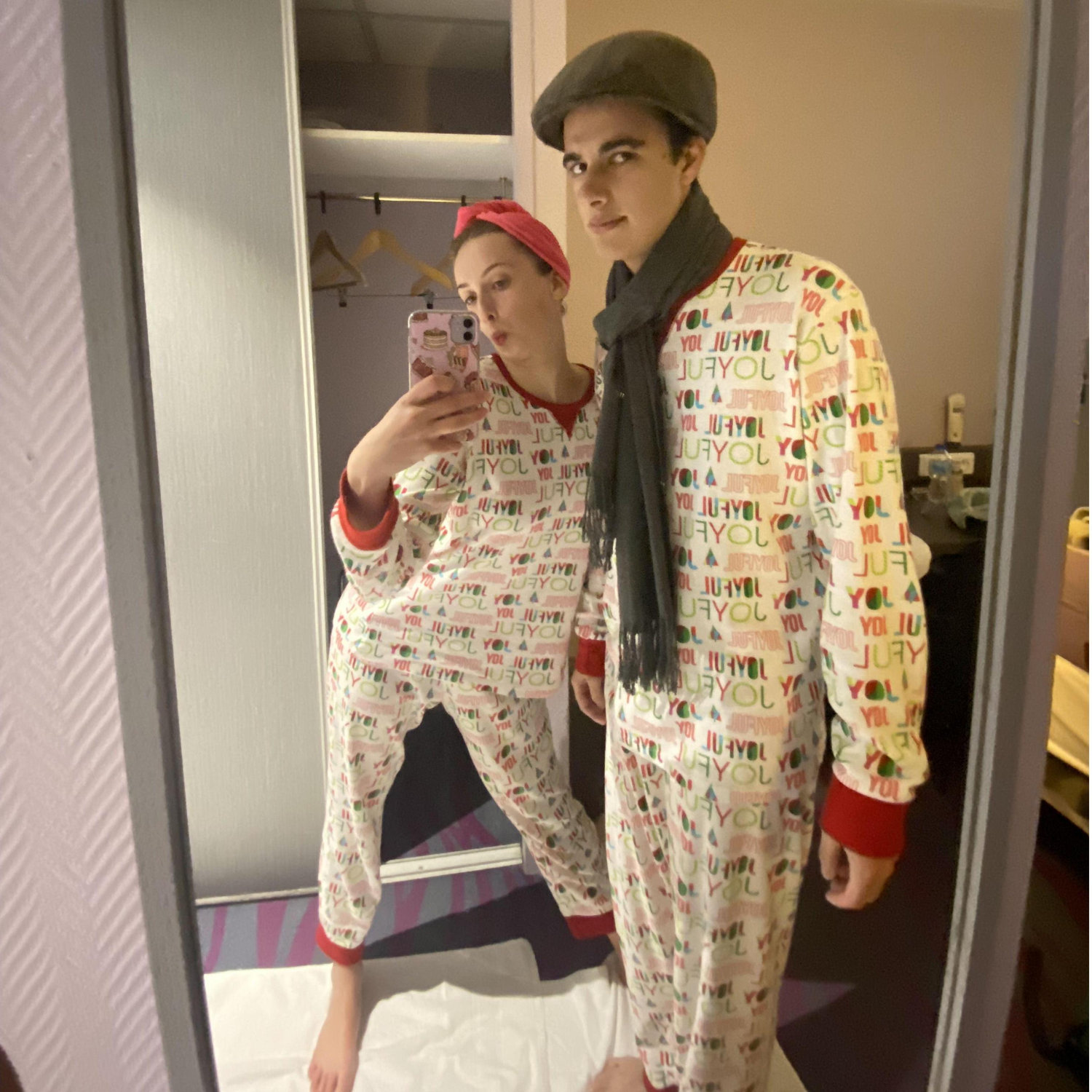 Christmas jammy twinning