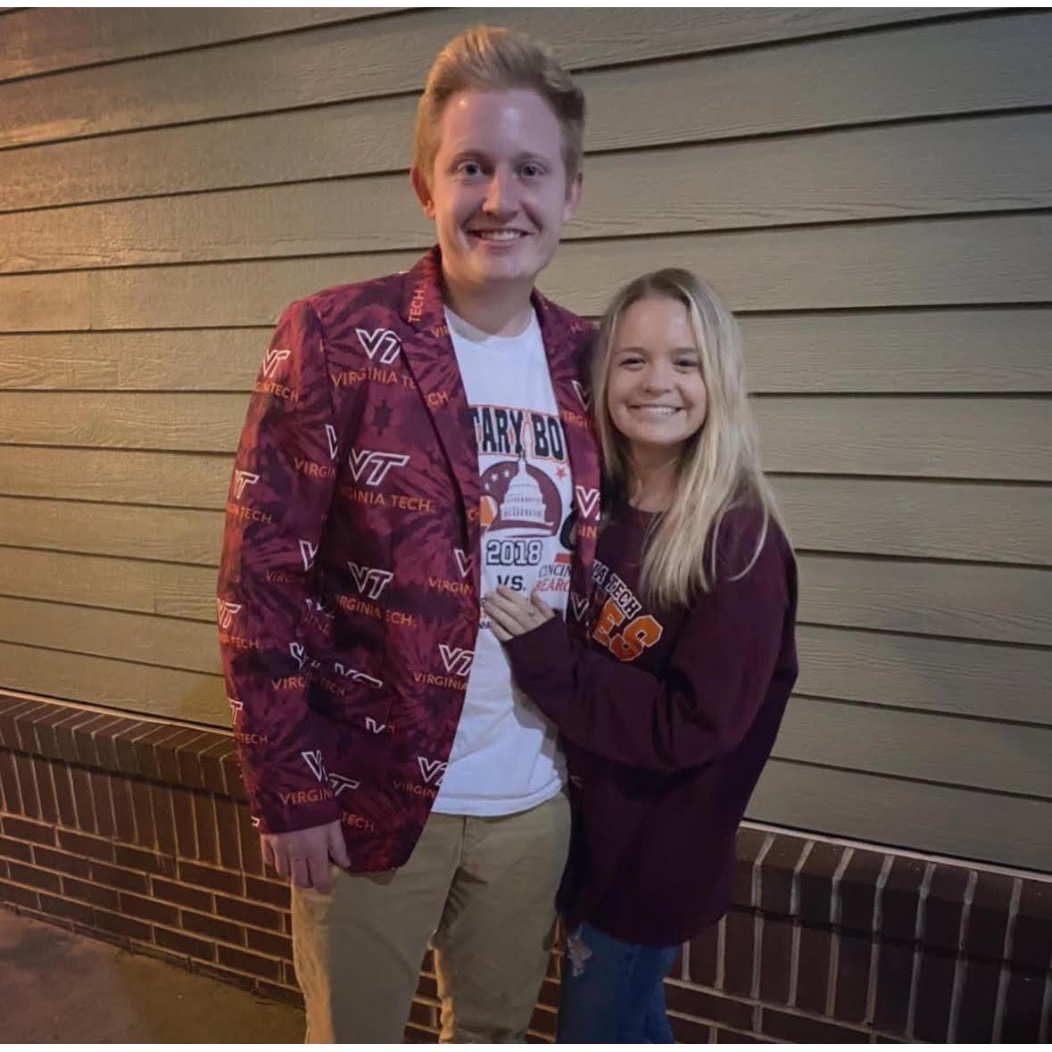 Chloe visiting Chase at Virginia Tech (October 2020)