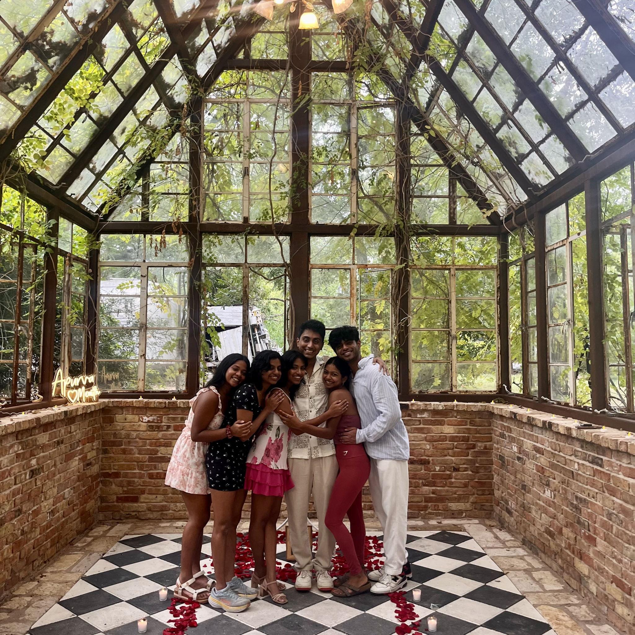 Ended 4 years of long distance and got engaged in Austin!