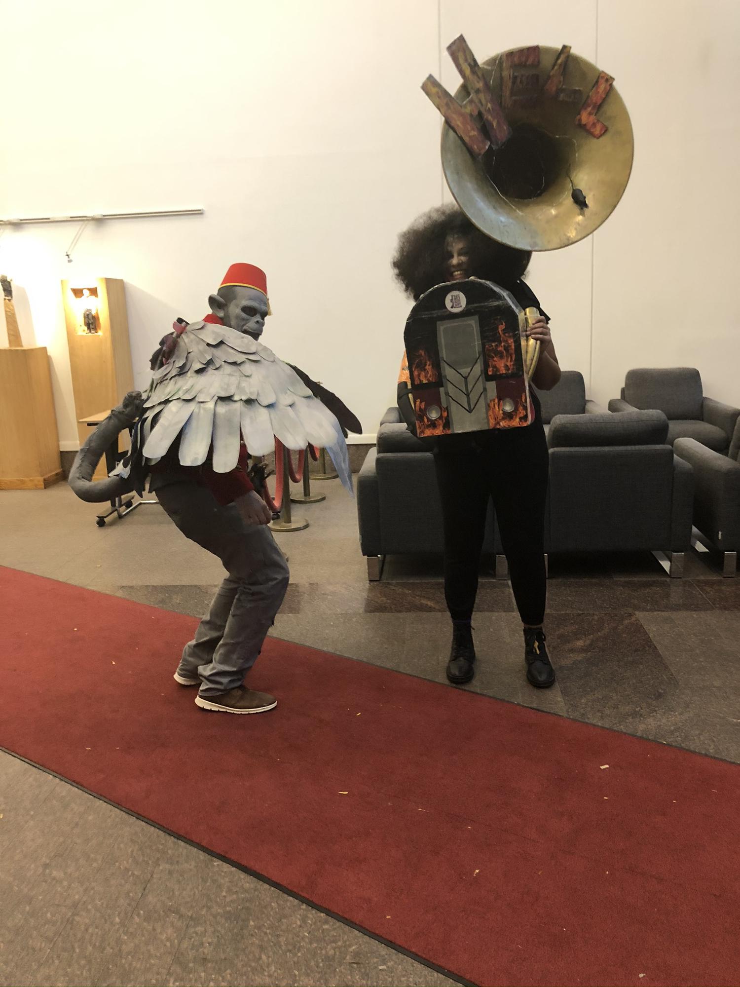 Halloween 2019
Hell Train and Flying Monkey
at the German House