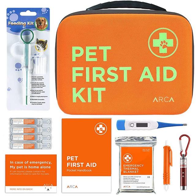 ARCA PET Cat & Dog First Aid Kit Home Office Travel Car Emergency Kit Pet Travel Kit