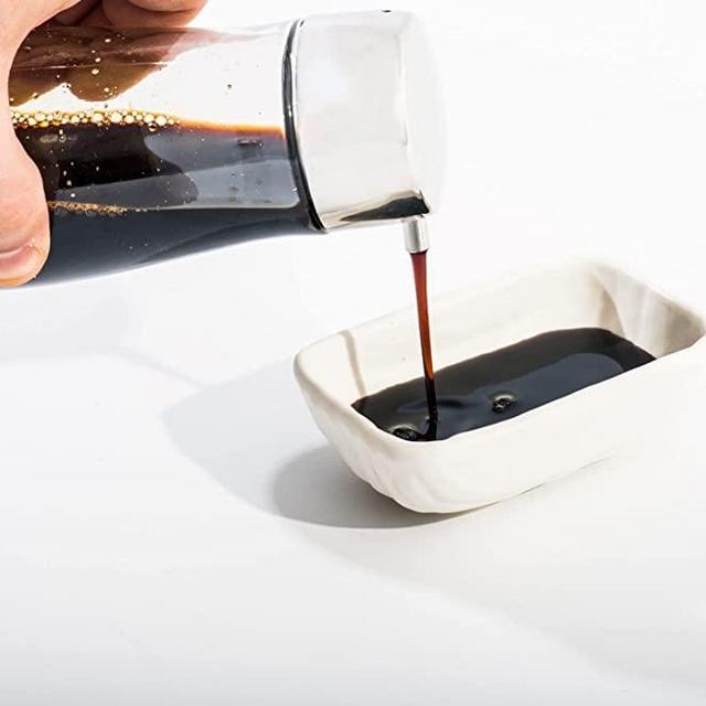 Korin Glass Soy Sauce Dispenser Pot, 1 piece, 170ml 2 inch x 5 inc - 5.74 oz