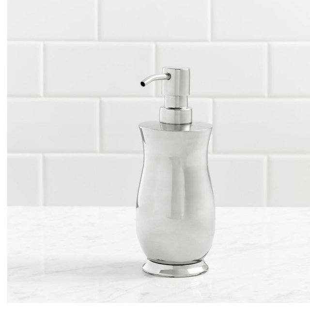 Mercer Polished Nickel Bathroom Accessories- Soap Dispenser