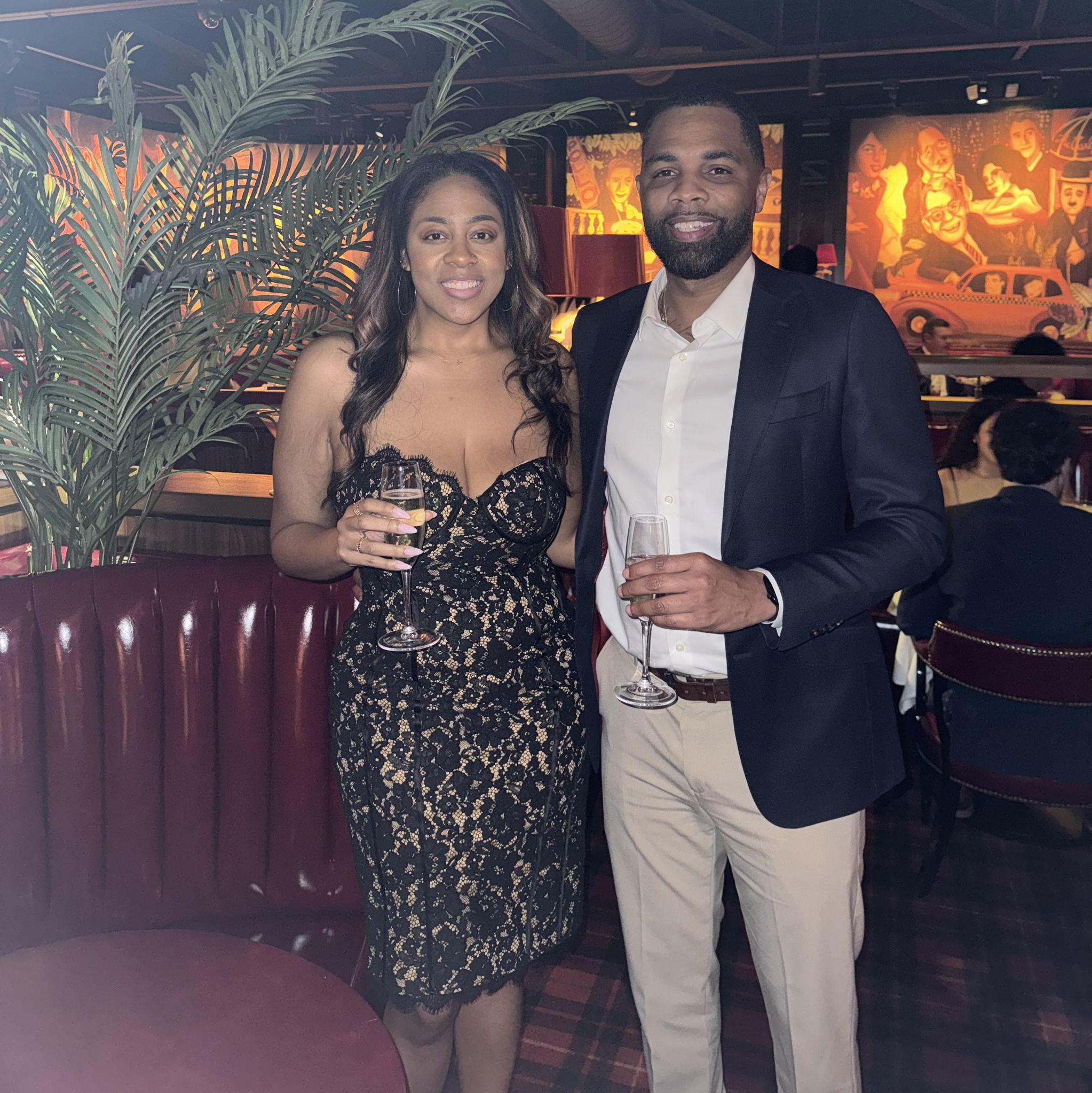 The Day we first said I LOVE YOU right before our Valentine's Day Dinner.