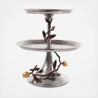 Pomegranate 2-Tier Etagere