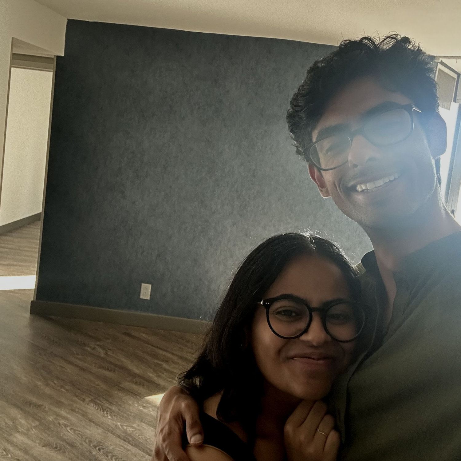 Our first apartment together
