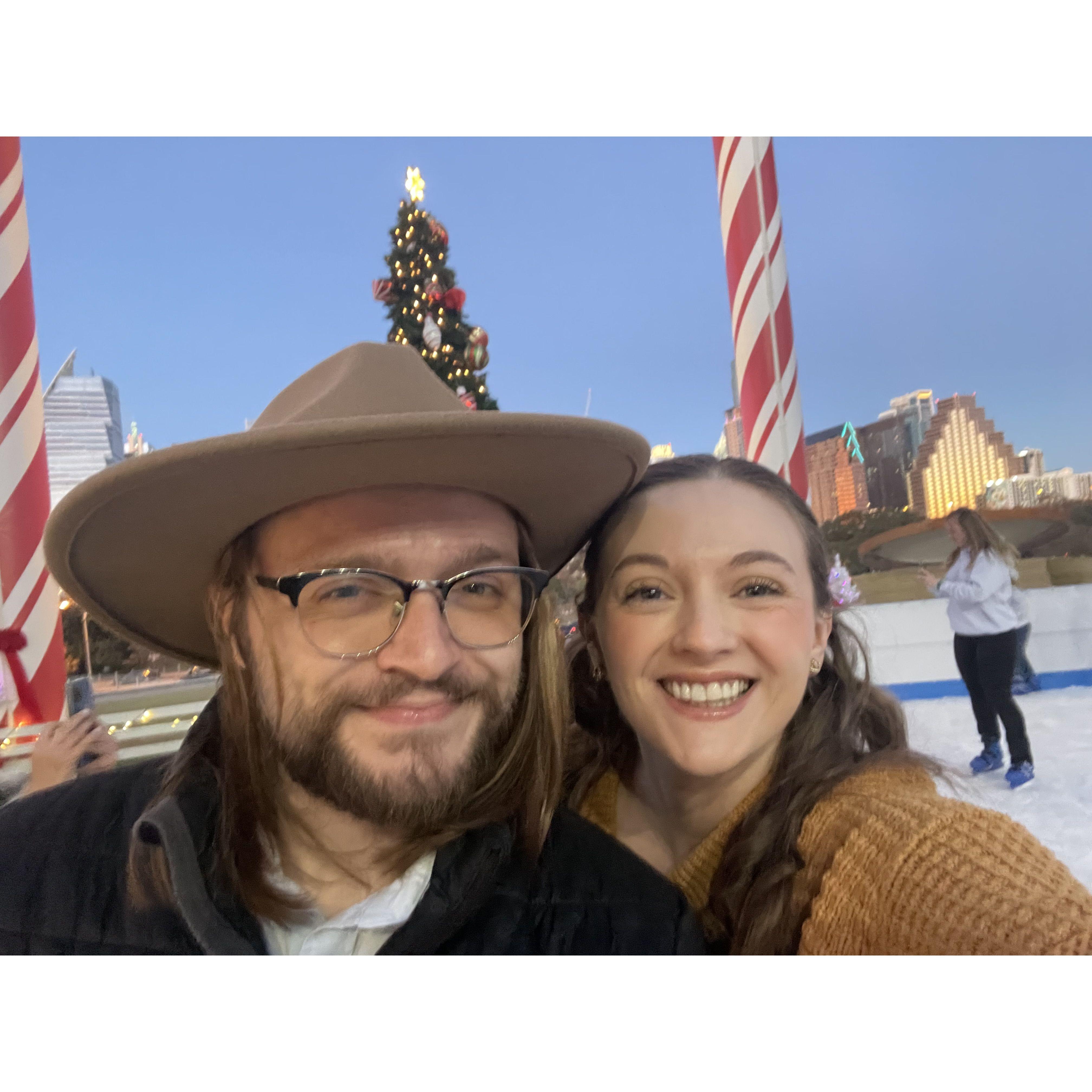 December 2023 - Ice skating at the Long Center!