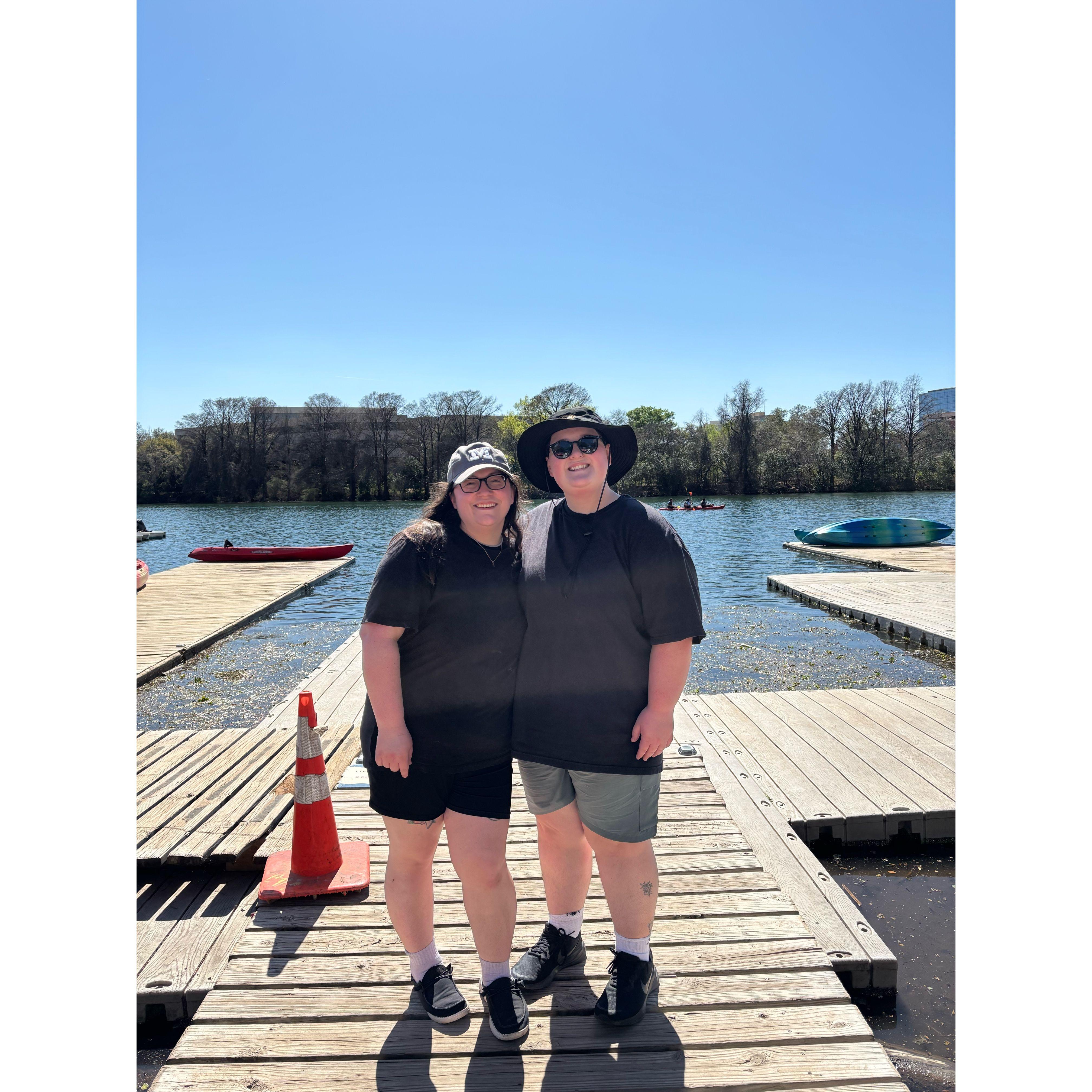 Kayaking in ATX :) We absolutely loved this and honestly wanted to buy a kayak after this -Carissa