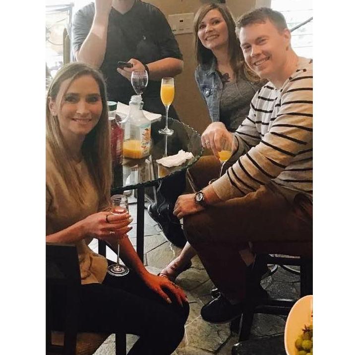This was the first time Jim met my parents and sister, Brandie back in March of 2017.