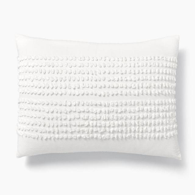 Candlewick Standard Sham, Stone White, Set Of 2