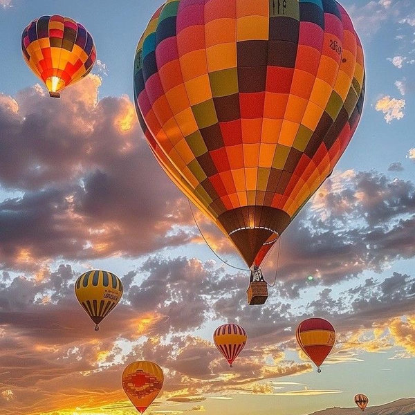 Hot air balloon ride