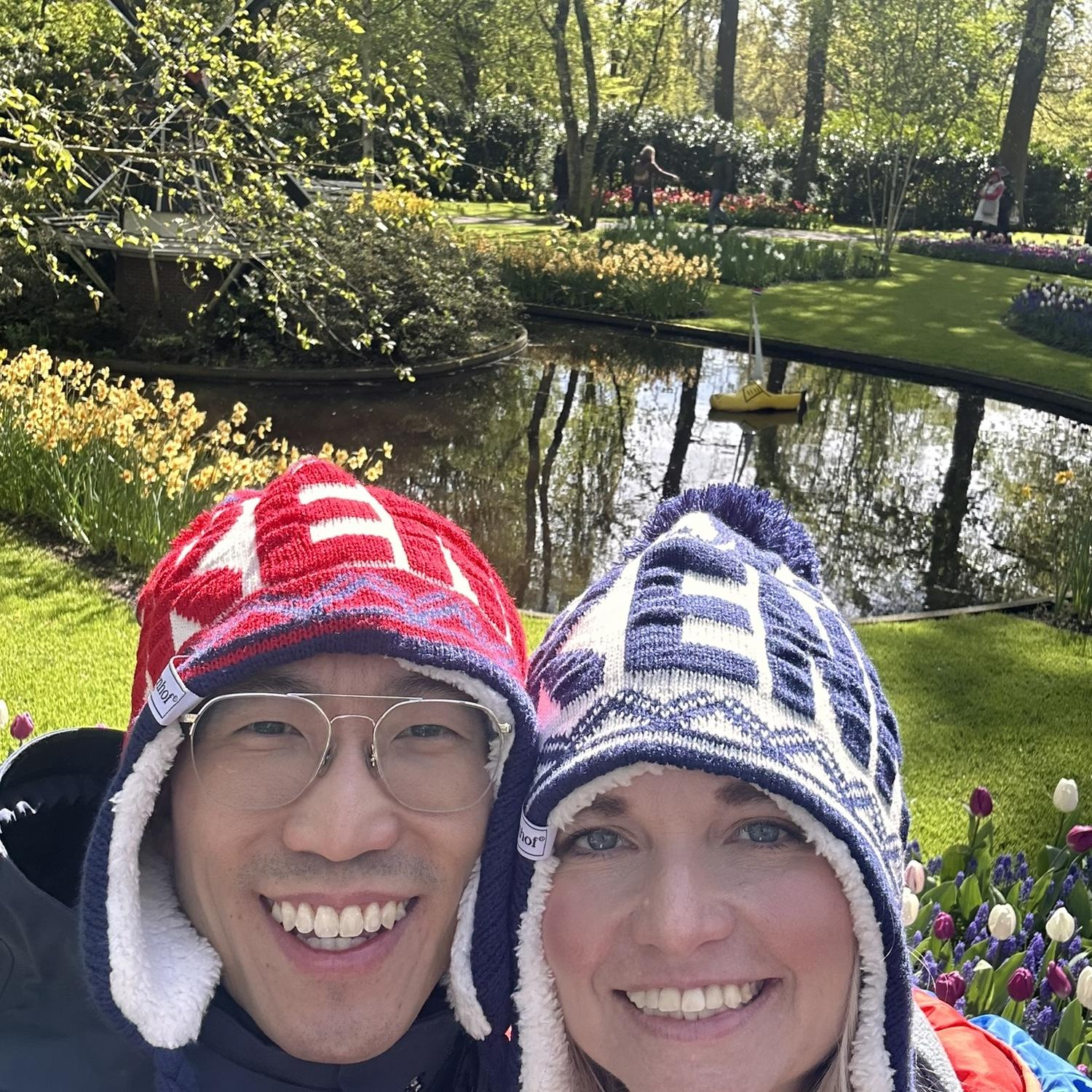 Amsterdam -Keukenhof Tulip Gardens.