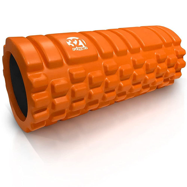 321 STRONG Foam Roller - Medium Density Deep Tissue Massager for Muscle Massage and Myofascial Trigger Point Release, with 4K eBook