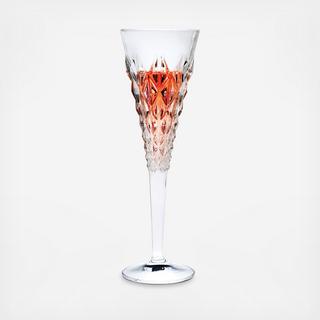Enigma Collection Champagne Flute Glasses, Set of 6