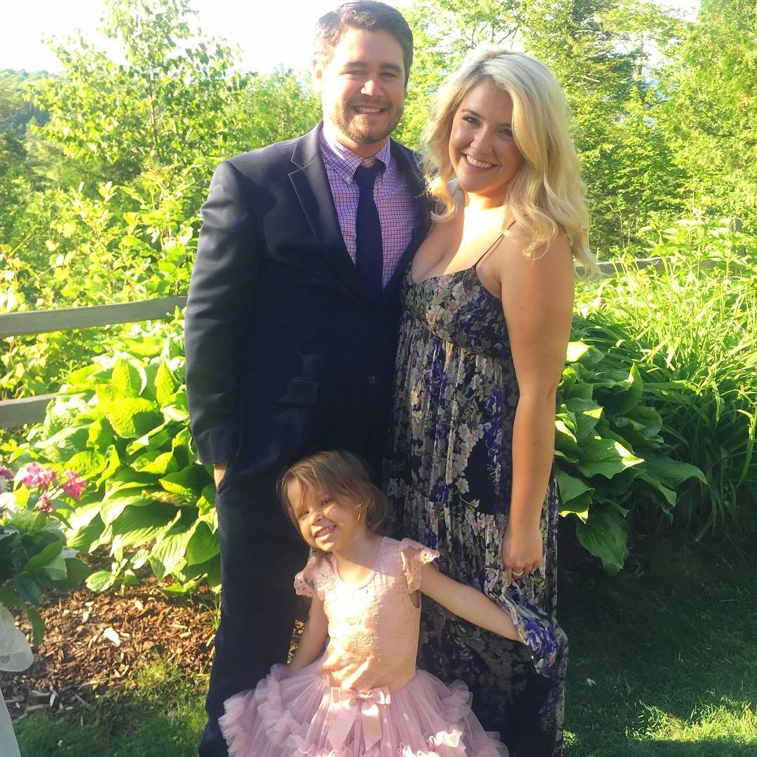 With our flower girl