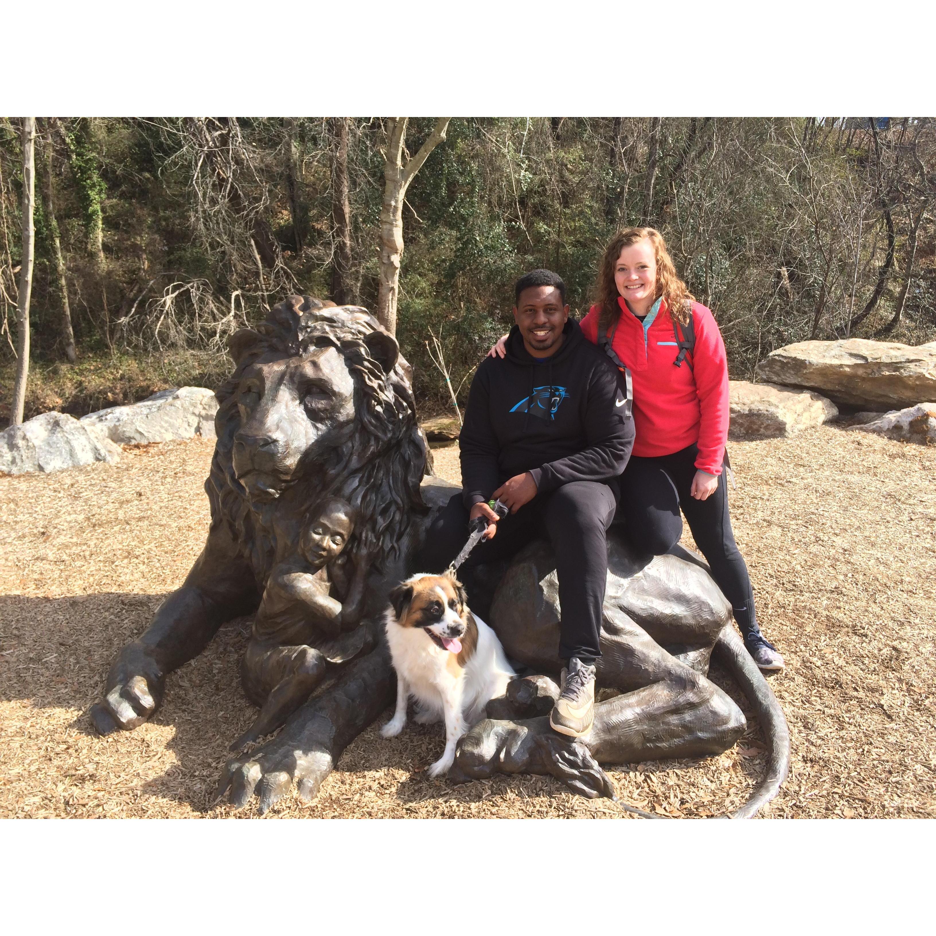 First family picture. Can't wait until we can add some little Stephens's into the mix!
